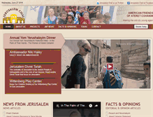 Tablet Screenshot of jerusalemchai.org